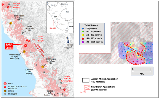 Latin Metals descubre mineralización de cobre de alta ley en proyecto ...